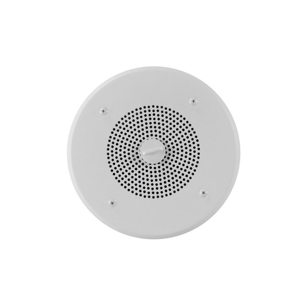 Valcom One-Way, 4 In. Self-Amplified Ceiling Speaker For Voice Or Music V-1010C